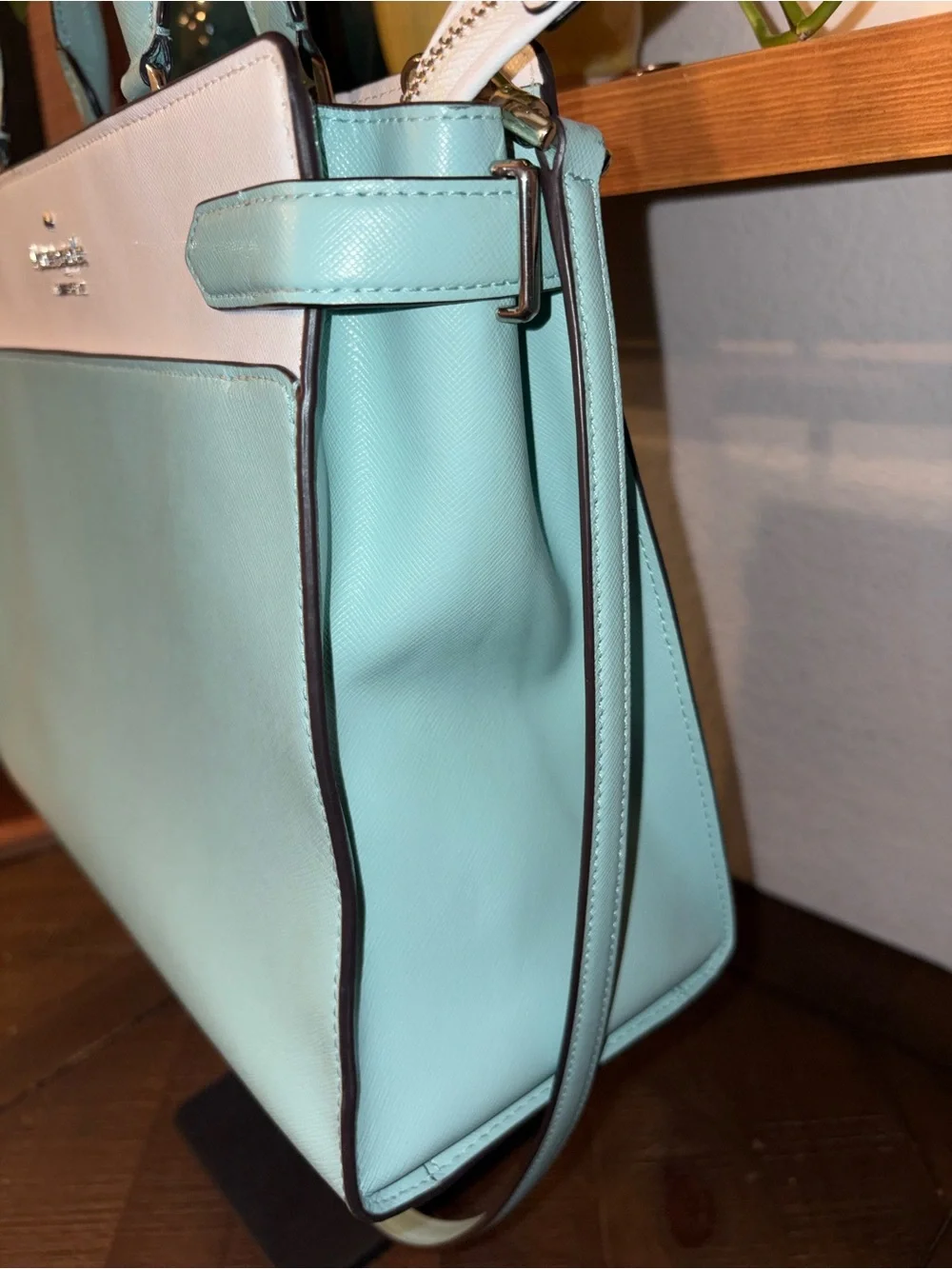Kate Spade Staci Colorblock Large Satchel Poolside Multi EUC